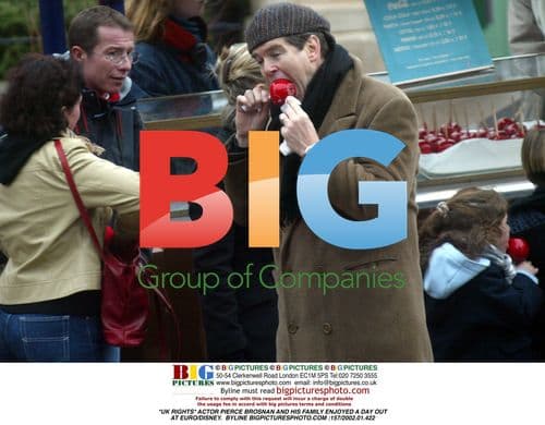 Pierce Brosnan and Family at EuroDisney