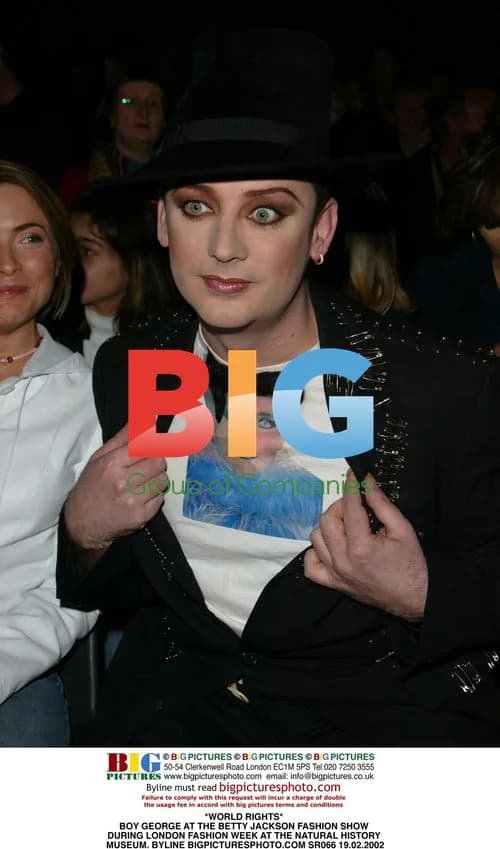 Boy George at Betty Jackson Fashion Show