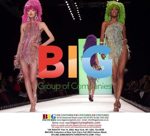 The BOB MACKIE Collection at 2002 Fashion Week