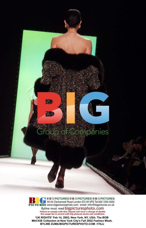 The BOB MACKIE Collection at 2002 Fashion Week