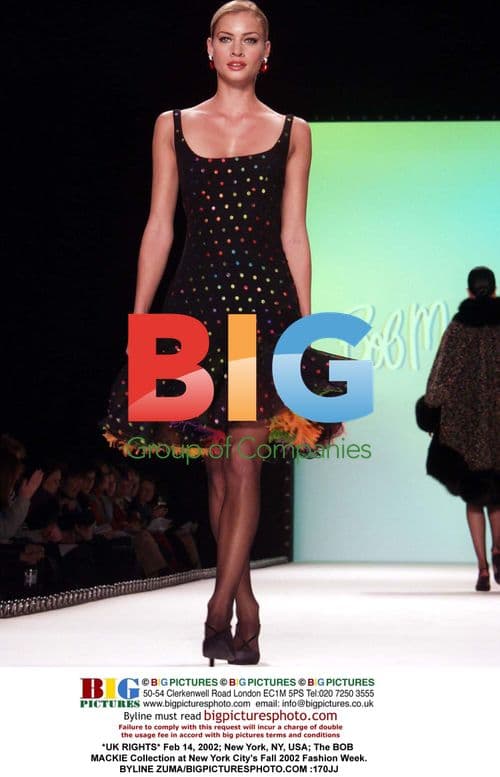 BOB MACKIE Collection at 2002 NY Fashion Week