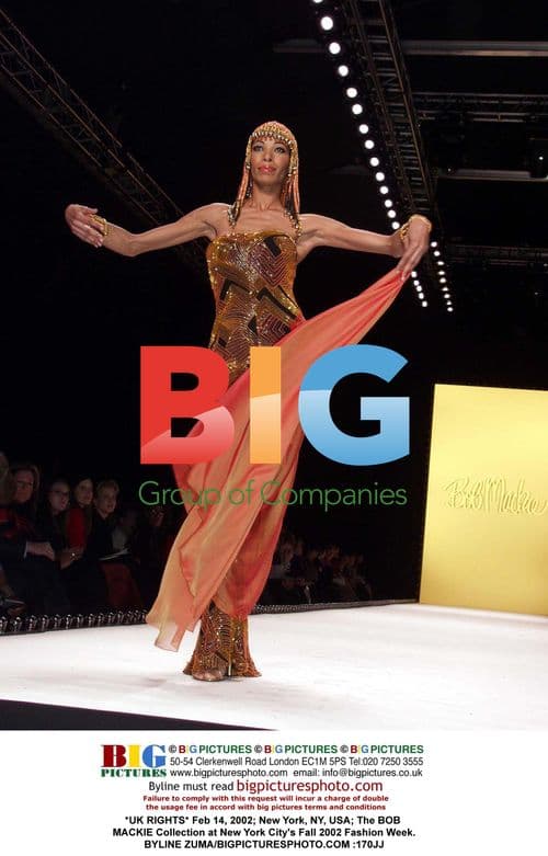 The BOB MACKIE Collection at 2002 Fashion Week