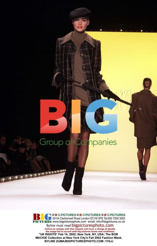 The BOB MACKIE Collection at 2002 New York Fashion Week