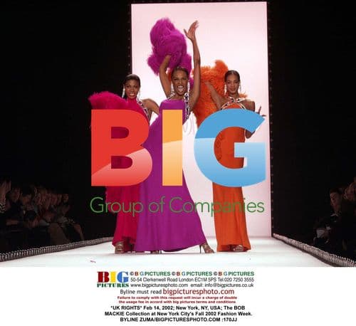 The BOB MACKIE Collection at 2002 Fashion Week