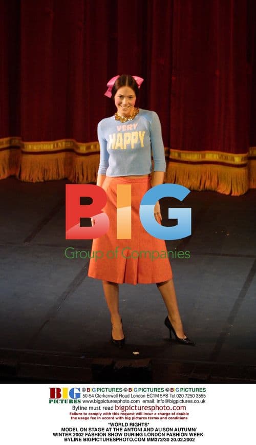 Model at Antoni and Alison Fashion Show