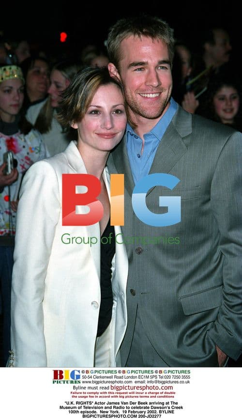 James Van Der Beek at Dawson's Creek 100th episode celebration