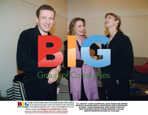 Judith Godreche, Dany Boon and Pregnant Sophie Marceau