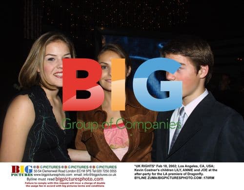 Kevin Costner's children at 'Dragonfly' premiere party