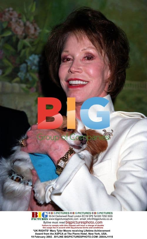 Mary Tyler Moore receives ASPCA Lifetime Achievement