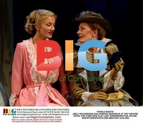 JOELY RICHARDSON and VANESSA REDGRAVE at the Theatre Royal