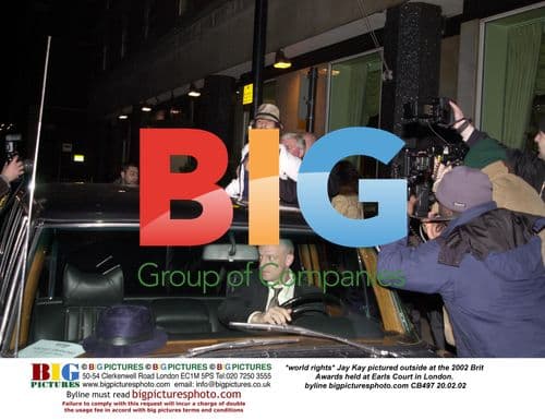 Jay Kay at 2002 Brit Awards