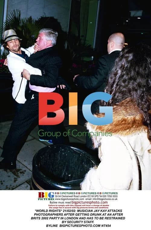 Jay Kay attacks photographers at Brits party