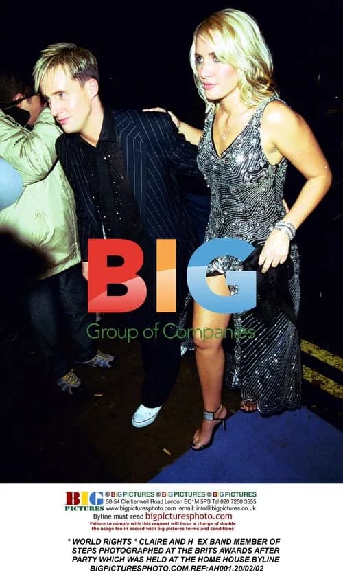 Claire and H of Steps at BRITS Awards After Party