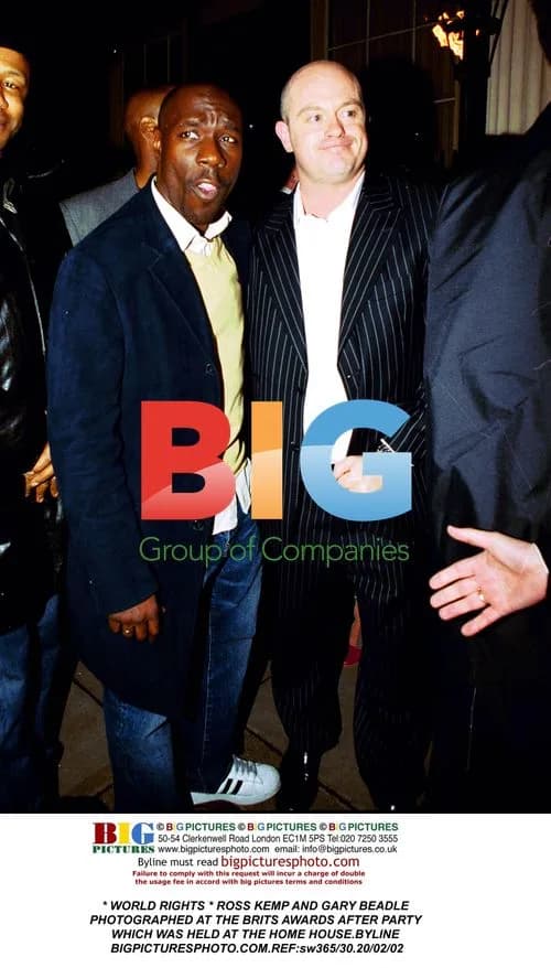Ross Kemp and Gary Beadle at Brits Awards After Party