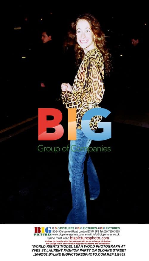 Leah Wood at Yves Saint Laurent Fashion Party