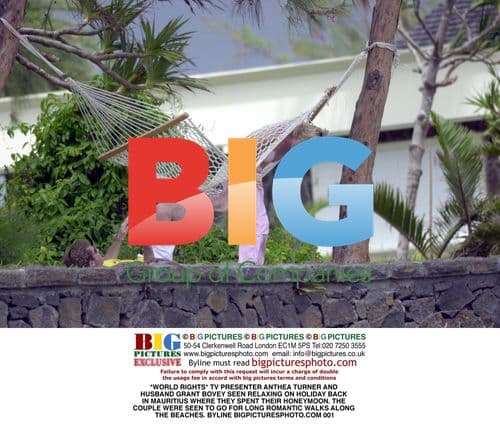 Anthea Turner and Grant Bovey on Mauritius Holiday