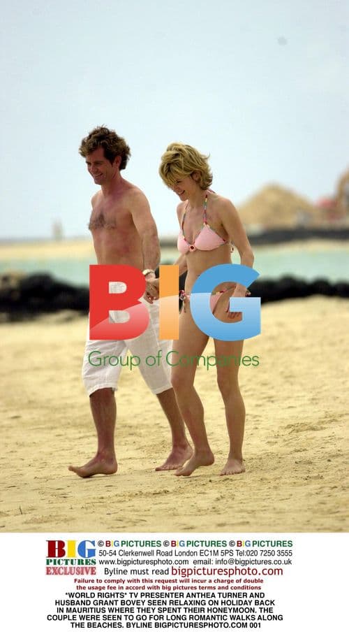 Anthea Turner and Grant Bovey on Holiday in Mauritius