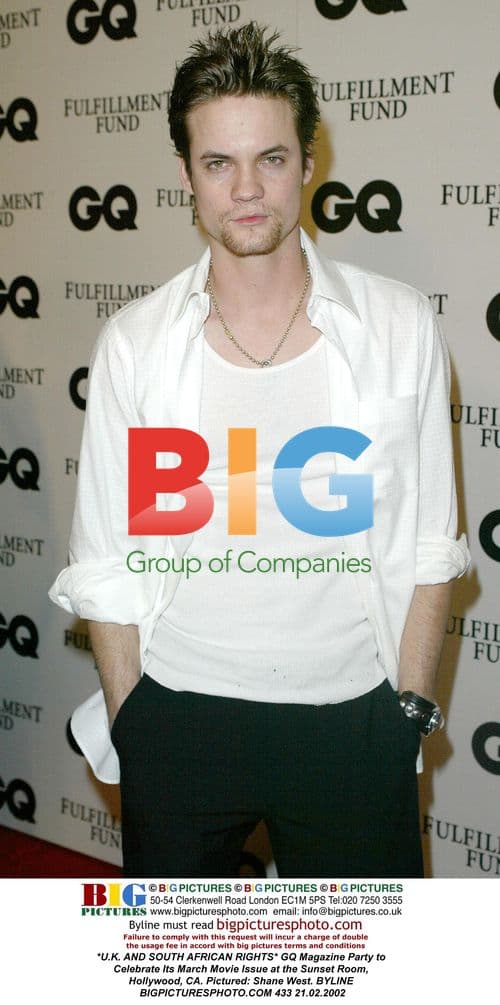 Shane West at GQ Magazine Party