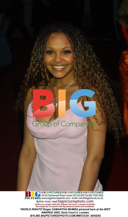 SAMANTHA MUMBA at BRIT AWARDS 2002