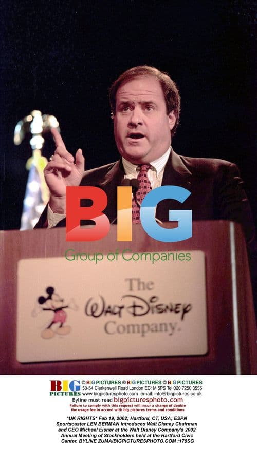 Len Berman Introduces Michael Eisner