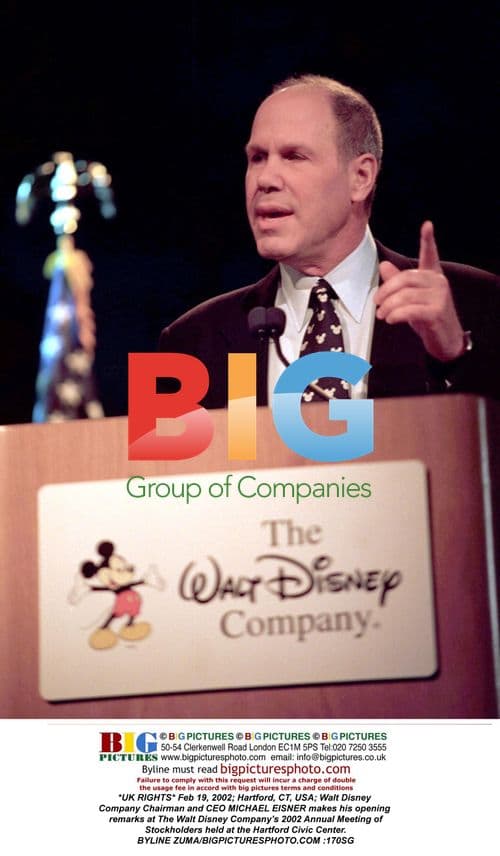Michael Eisner at Disney's 2002 Annual Meeting