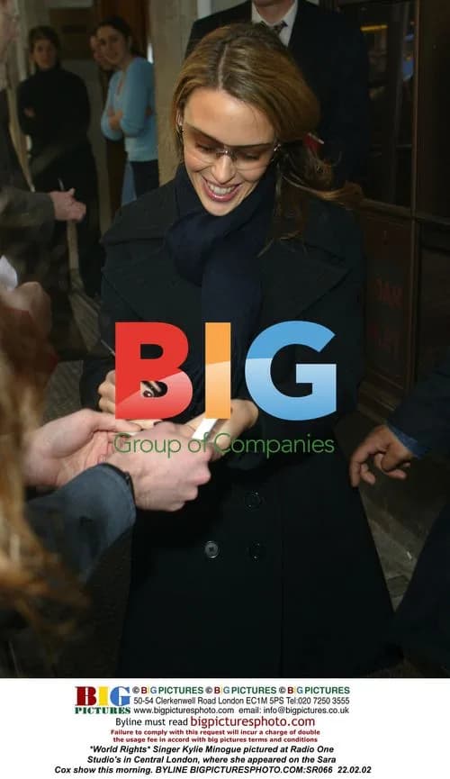 Kylie Minogue at Radio One Studio