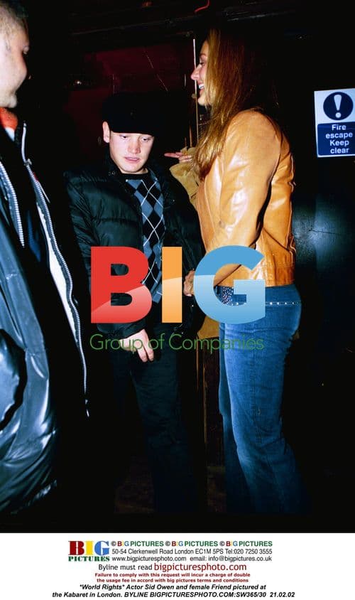 Sid Owen and Female Friend at Kabaret