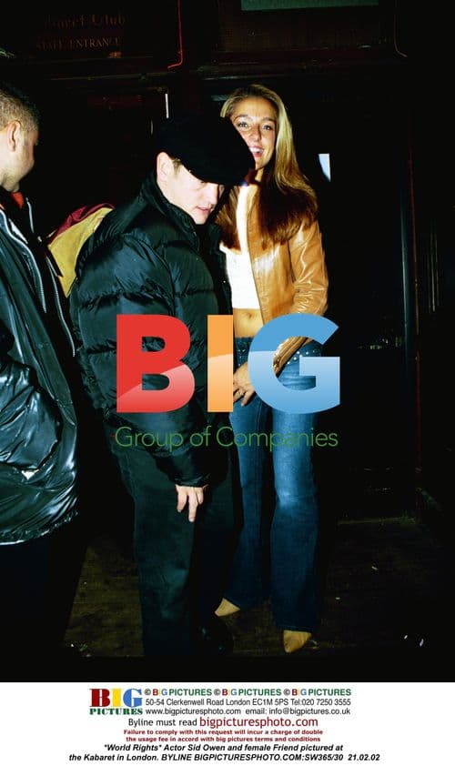 Sid Owen and Friend at Kabaret in London