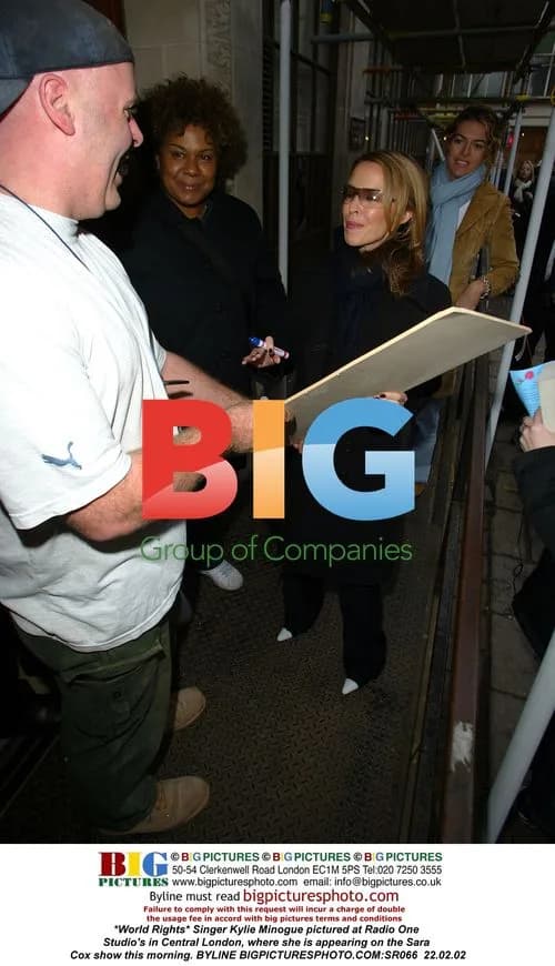 Kylie Minogue at Radio One Studio