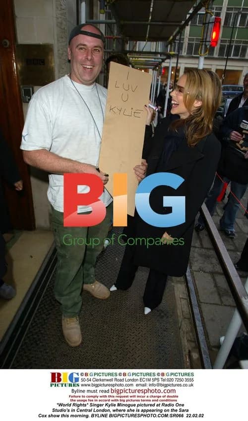 Kylie Minogue at Radio One Studio