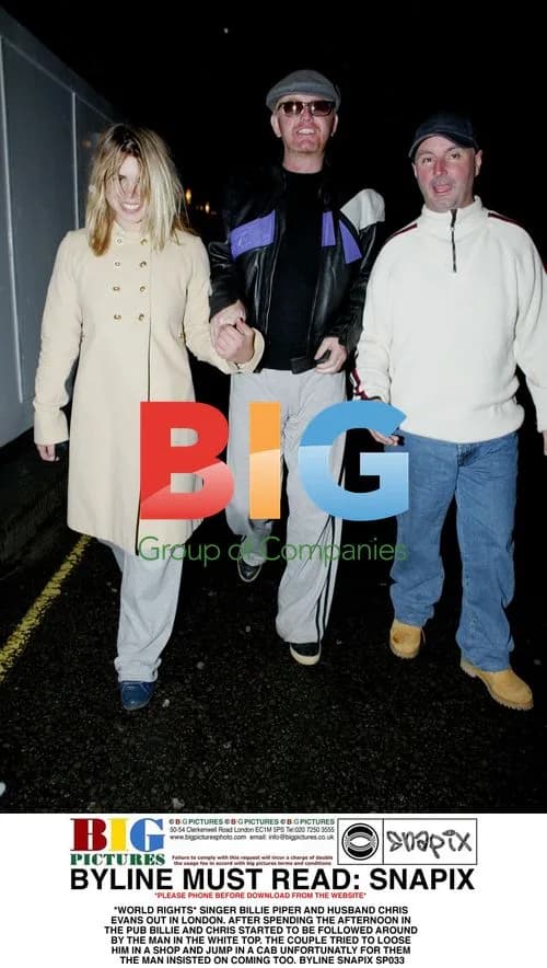 Billie Piper and Chris Evans Out in London