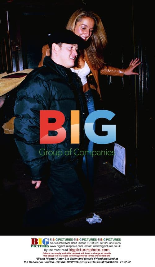 Sid Owen and Female Friend at Kabaret