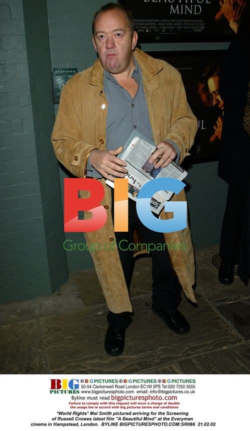 Mel Smith at "A Beautiful Mind" Screening