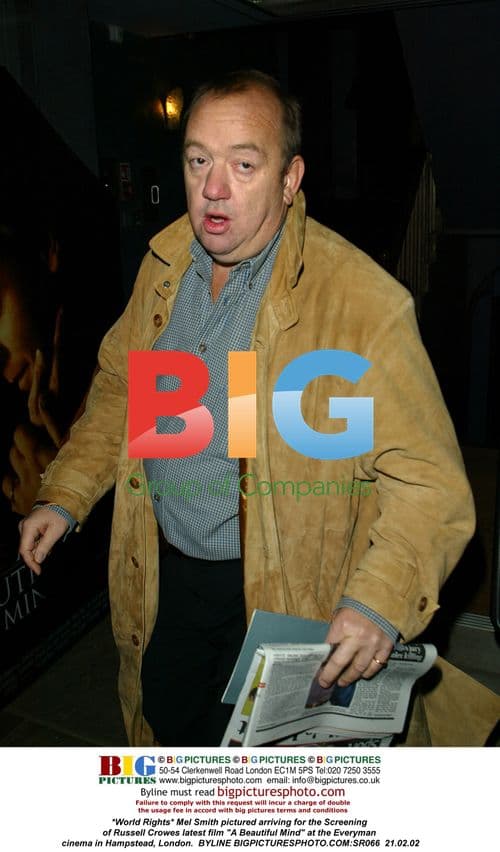 Mel Smith at Screening of "A Beautiful Mind"