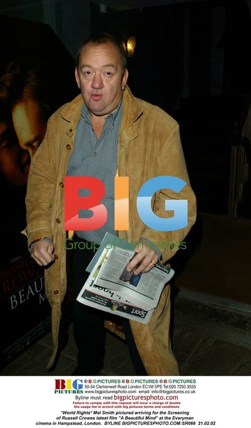 Mel Smith at 'A Beautiful Mind' Screening