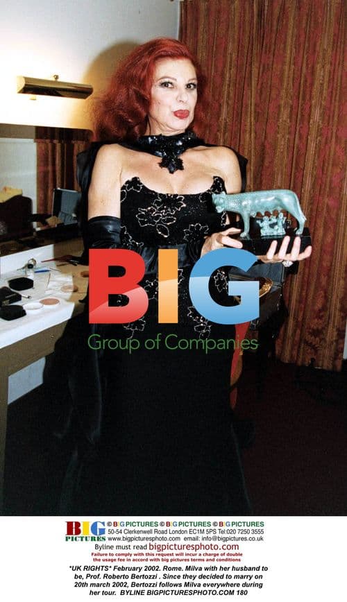 Milva with husband-to-be Prof. Roberto Bertozzi