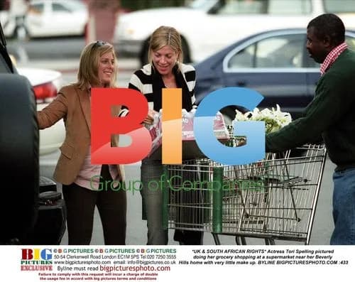 Tori Spelling Goes Grocery Shopping