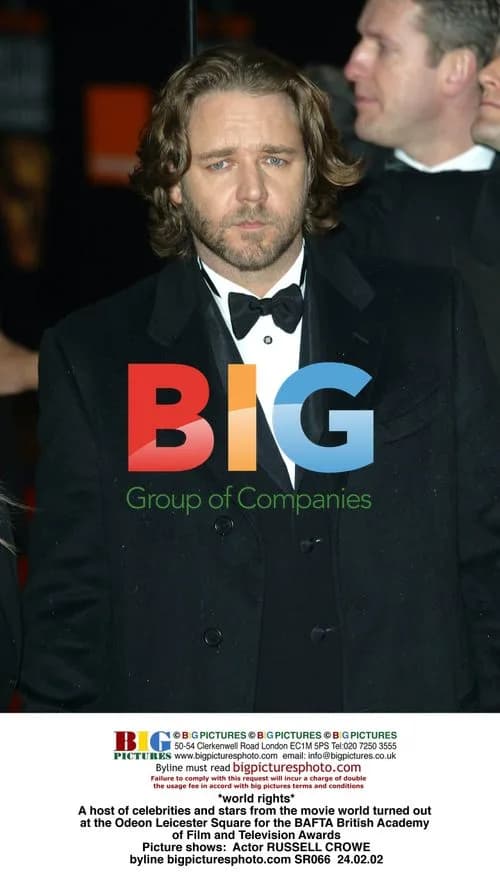 Russell Crowe at BAFTA Awards in London