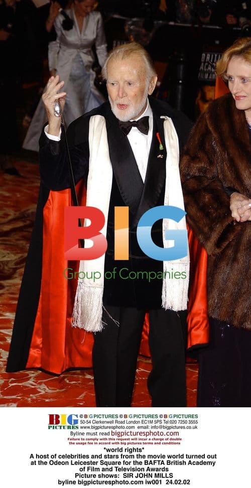 Celebrities at 2002 BAFTA Awards