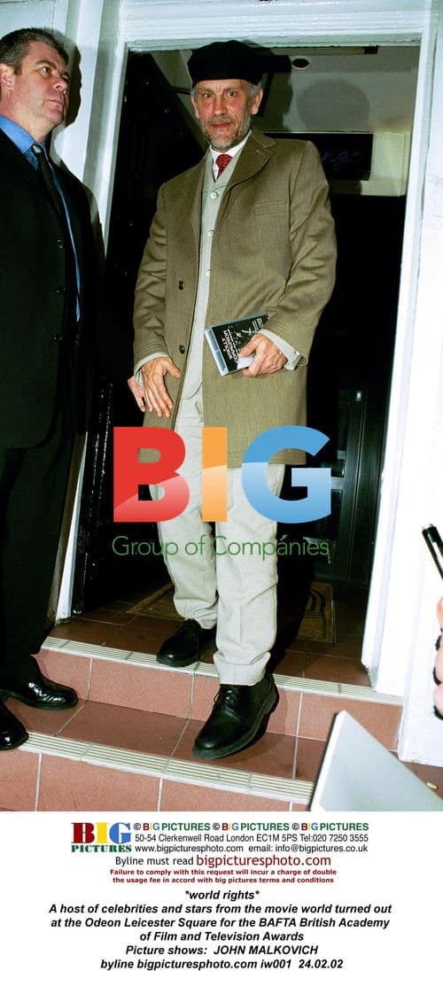 Celebrities at BAFTA Awards 2002