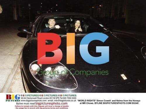 Simon Cowell and Naima from the Honeyz at MR Chows