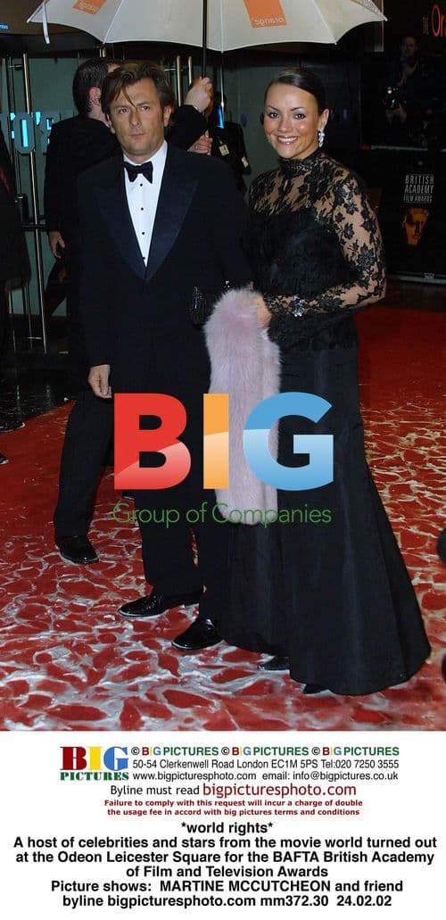 Martine McCutcheon and friend at BAFTA Awards