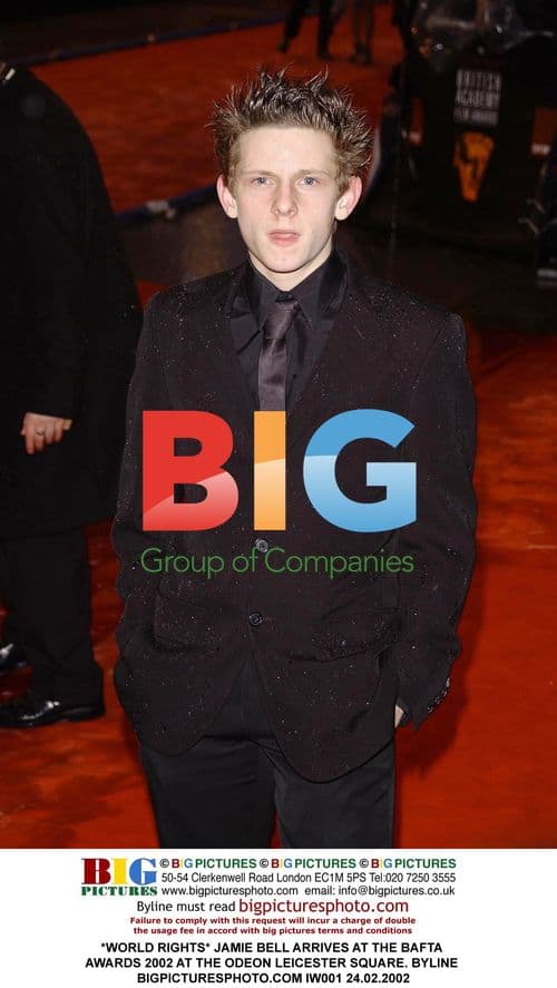 Jamie Bell Arrives at BAFTA Awards 2002