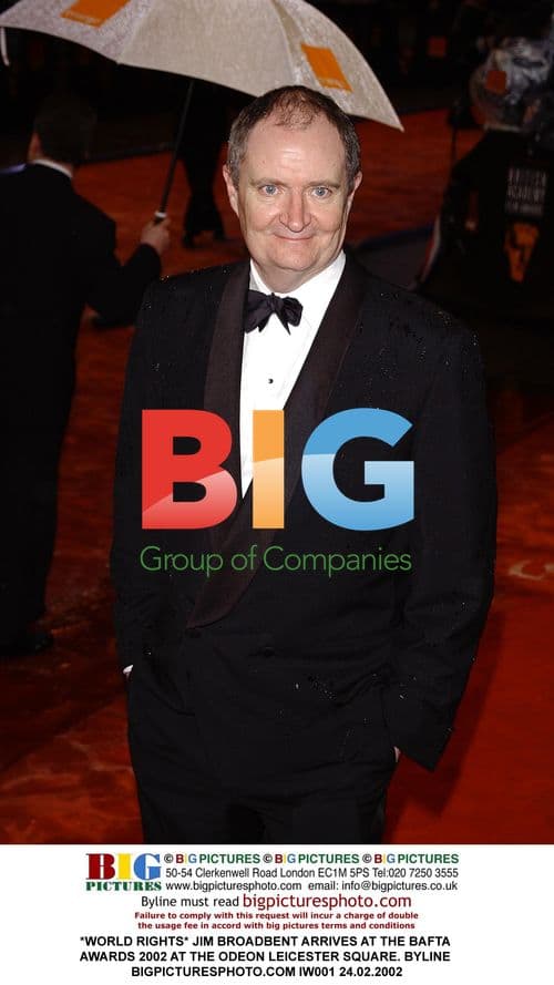Jim Broadbent Arrives at BAFTA Awards 2002