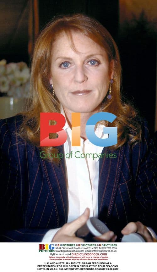 Sarah Ferguson at Children in Crisis Presentation