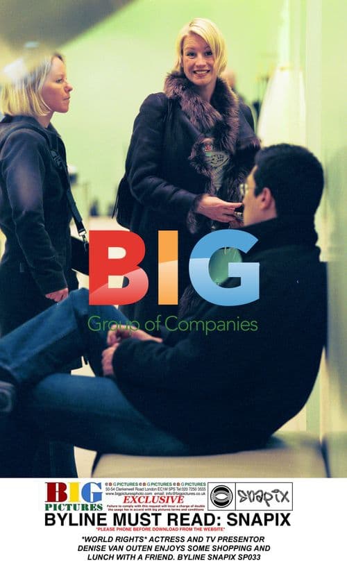 Denise Van Outen Out Shopping with Friend