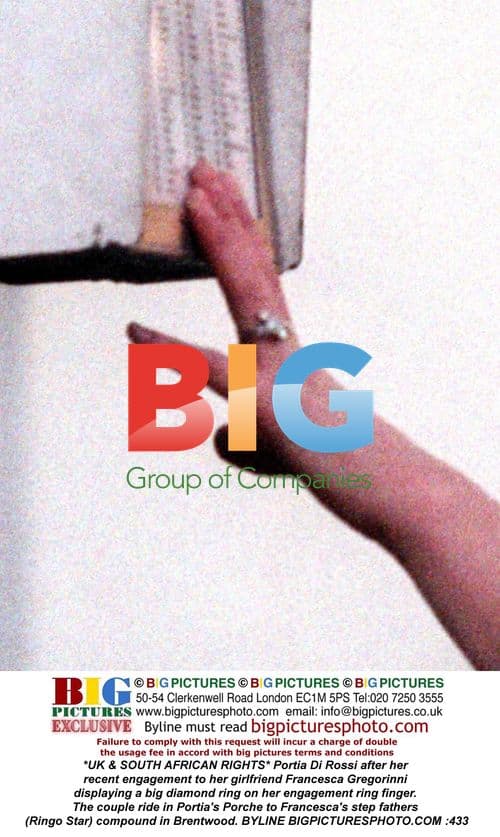 Portia Di Rossi Engagement to Francesca Gregorinni