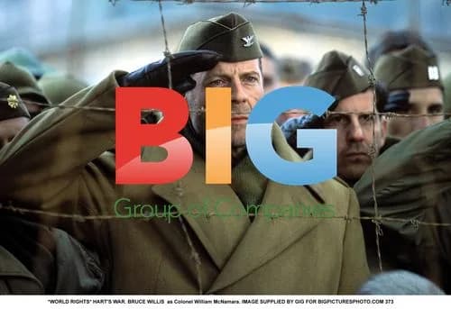 Bruce Willis as Col. William McNamara in "Hart's War"
