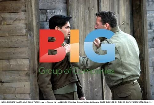 Lt. Tommy Hart and Colonel William McNamara in "Hart's War"