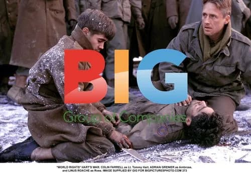 Colin Farrell, Adrian Grenier, and Linus Roache in "Hart's War"